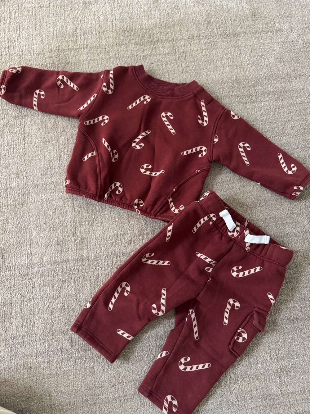 9M Christmas jogger set Little Co.